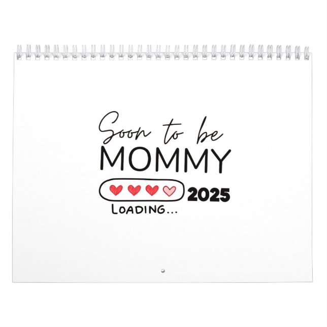 Calendrier Bientôt être maman 2025 Saint Valentin Grossesse (Protection)