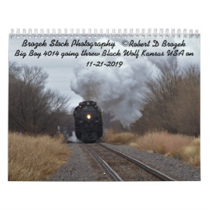Calendrier Big Boy 4014 Vapeur Joueur de Kansas