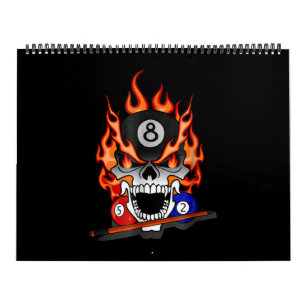 Calendrier Billard Lover Grand Billard de la piscine Cadeau