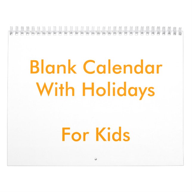 Calendrier Blanc 2025 Pour Enfants Jaune (Protection)