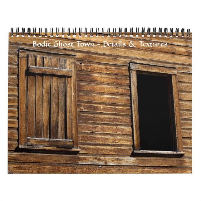 Calendrier Bodie Ghost Town, Texture en détails (Protection)