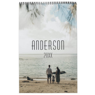 Calendrier Bonheur familial mignon personnalisé