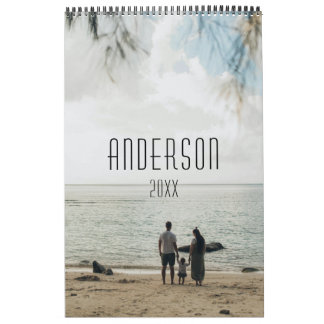 Calendrier Bonheur familial mignon personnalisé