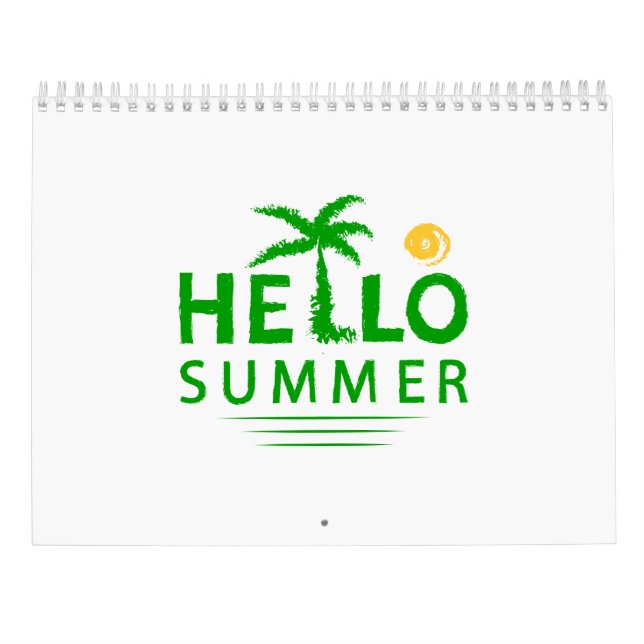 Calendrier Bonjour été (Dos)