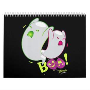 Calendrier Boo Ghost Bats Spider Halloween Déplaisant