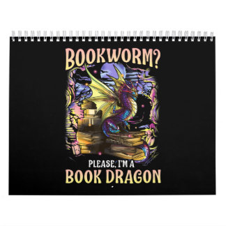 Calendrier bookworm, s'il vous plaît, je m'occupe d'un dragon