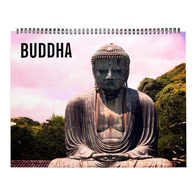 Calendrier bouddha statues 2025 grand (Protection)