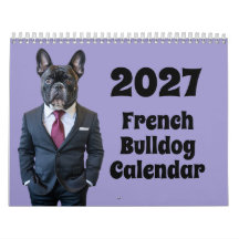 Calendrier Bouledogue Français 2027