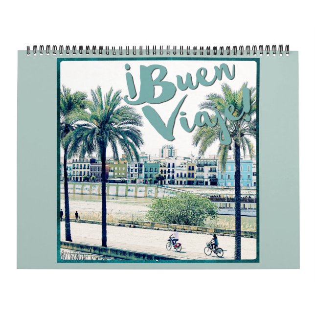 Calendrier ¡Buen Viaje ! Faites un bon voyage en espagnol (Protection)
