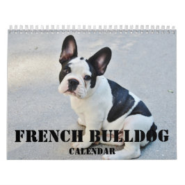 Calendrier Bulldog 2026 avec vos photos