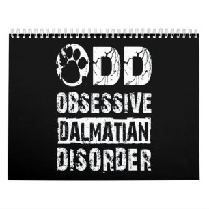 Calendrier Cadeau dalmate   Trouble dalmate Obsessif