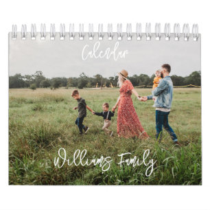 Calendrier Cadeau photo de famille personnalisé