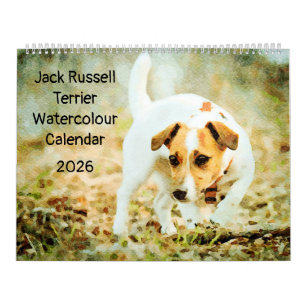 Calendrier Cadeau pour amateur de chien Terrier Jack Russell