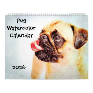 Calendrier Cadeau pour les amateurs de Pug Maman Propriétaire