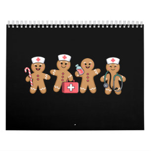 Calendrier Cadeaux d'équipe de Noël pour infirmières au pain 