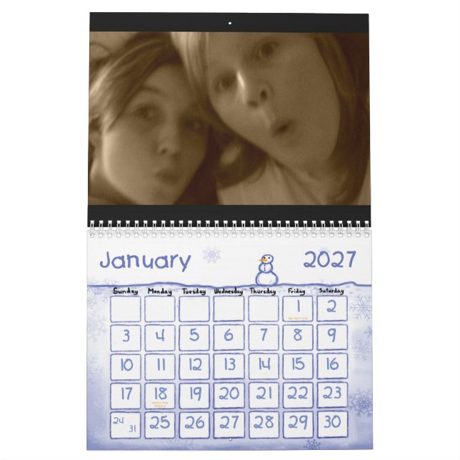 Calendrier Calander (Jan 2027)