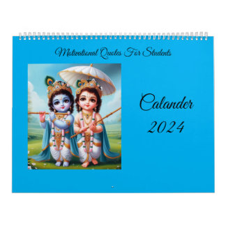 Calendrier Calander 2024 Citations de Bhagawad Gita