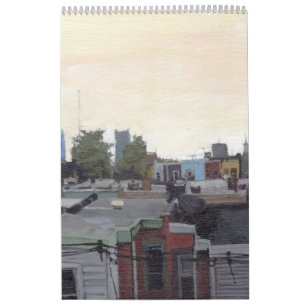 Calendrier Calandre de peintures aléatoires de Jeanine Lecla