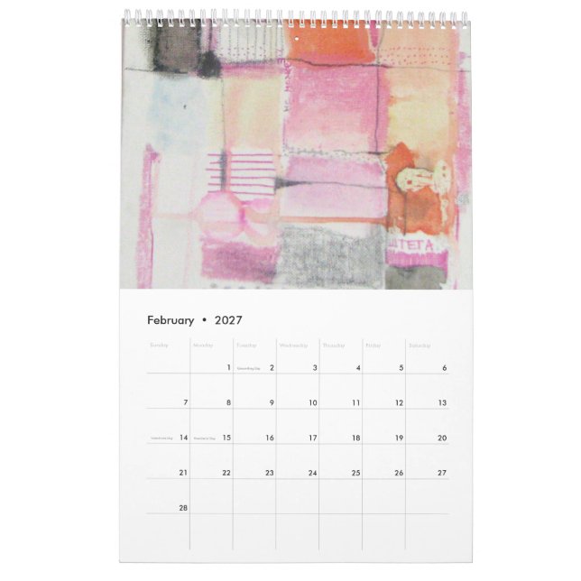 Calendrier Calendar (Feb 2027)