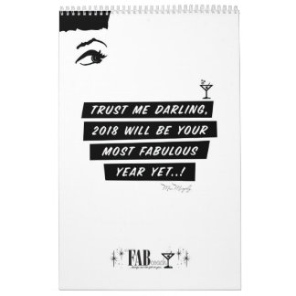 Calendrier Calendar 2018  - your most fabulous year yet!