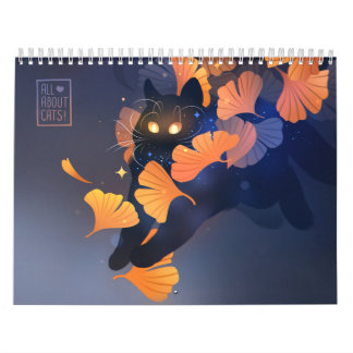 Calendrier Calendar 2026 All about cats!