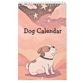 Calendrier Calendar cute bulldog