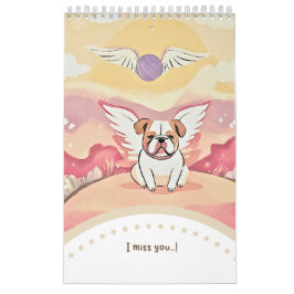 Calendrier Calendar cute bulldog