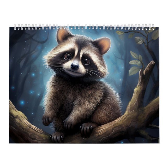 Calendrier Calendar Raton Laveur (Protection)
