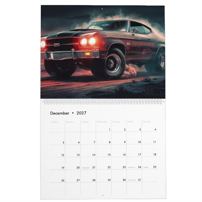 Calendrier Calendar Série 6a (Dec 2027)