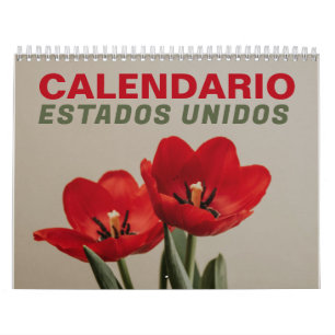 Calendrier Calendario USA con Festivos Espagne USA 2026