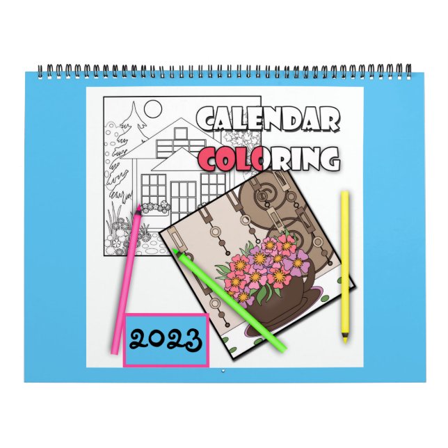 Calendrier Calendrier, coloration (Protection)