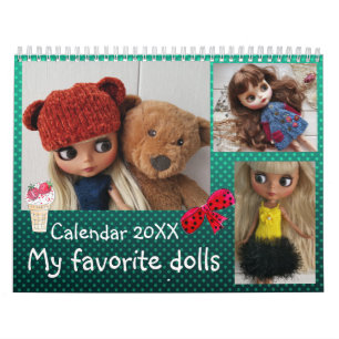 Calendrier Calendrier. Mes poupées préférées