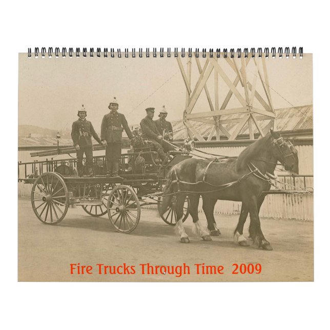 Calendrier Camions d'incendie à travers le temps 2009 Calande (Protection)