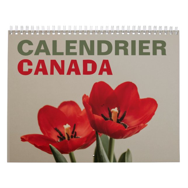 Calendrier Canada | 2026 Canadien français (Protection)