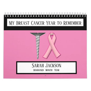 Calendrier Cancer du sein Année des souvenirs
