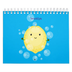 Calendrier Caricature à base de fruits, légumes et plantes