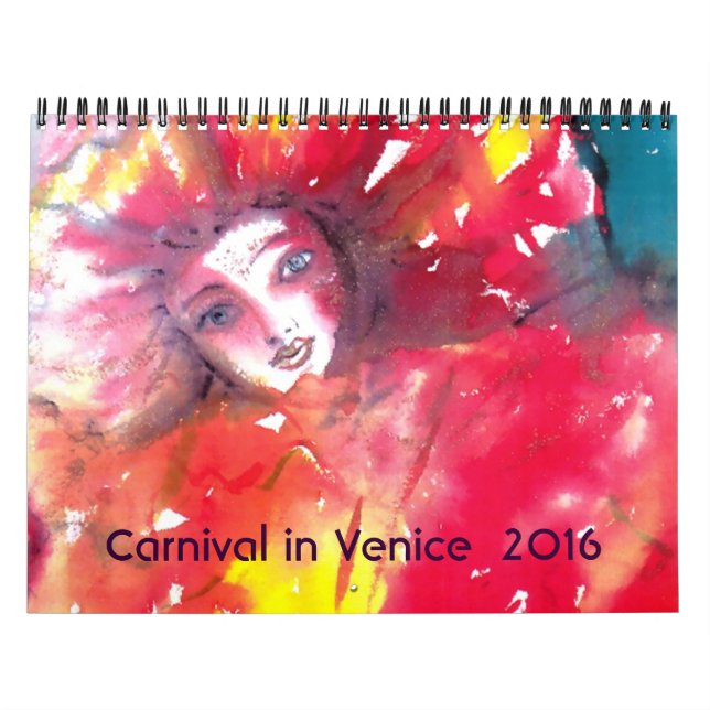 Calendrier Carnaval à Venise 2016 /Masquerade italienne (Protection)