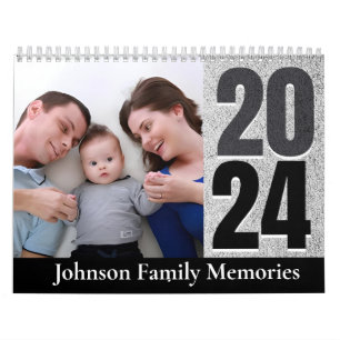 Calendrier Carte cadeau de conservation de la mémoire familia