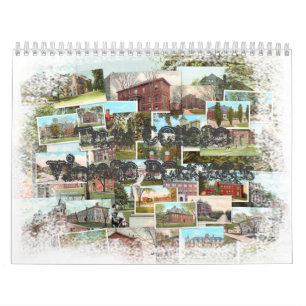 Calendrier Cartes postales de cru d'université de touffes