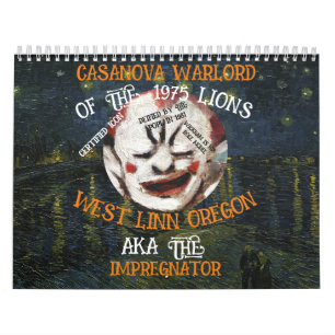 CALENDRIER CASANOVA SEIGNEUR DE GUERRE MORES WEST LINN OREGON