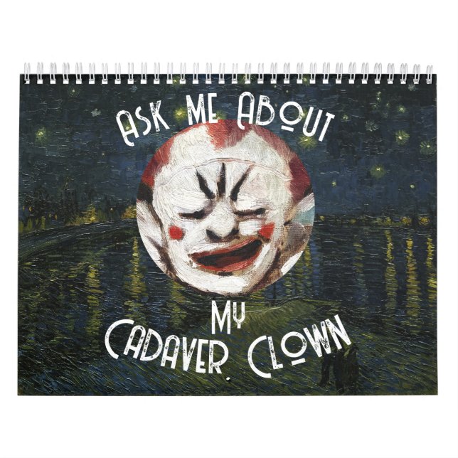 Calendrier Cassoulet Cadaver Gin Martini Jesus Messiah Bar VA (Protection)