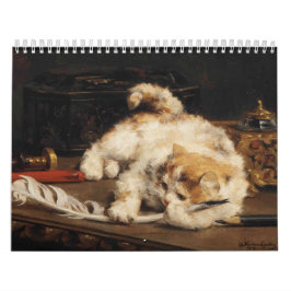 Calendrier Cats in Classic Art Calendar