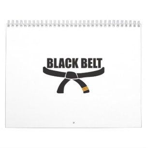 Calendrier Ceinture noire d'arts martiaux dans la formation -