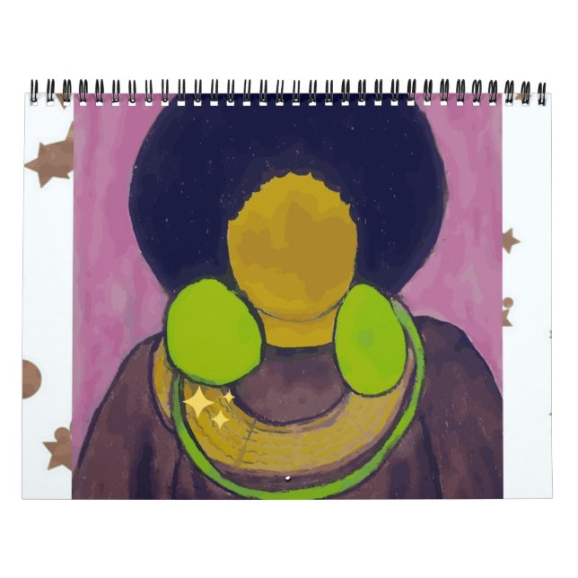 Calendrier Célébrer la beauté africaine (Protection)