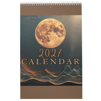Calendrier Céleste Personnalisable 2027 - Ajoutez