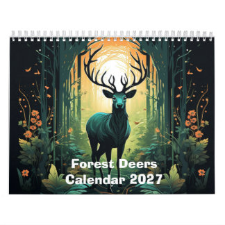 Calendrier Cerfs de la Forêt 2027