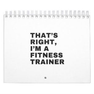 CALENDRIER C'EST BIEN, JE SUIS UN FORMATEUR DE FITNESS