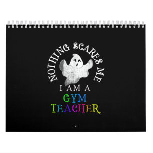 Calendrier C'est mon costume d'enseignant de gym Éffrayante N