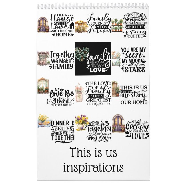 Calendrier C'est nous des inspirations (Protection)
