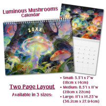 Champignon Psychédélique Lumineux Personnalisé